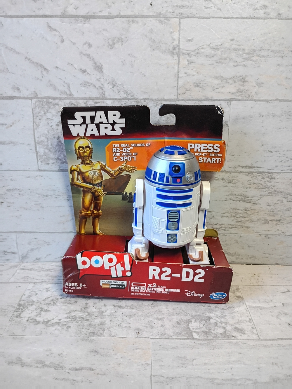 New STAR WARS R2-D2 Bop It 2014 Micro Game Twist It Pull HASBRO Toy